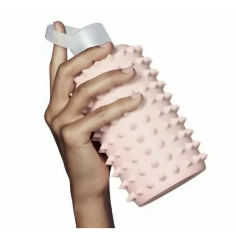 bkr Spiked Tutu Glass Water Small 16 oz Bottle spiky silicone sleeve
